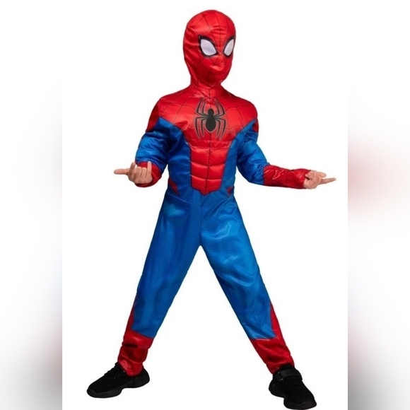 Marvel Spider-Man Muscle Chest Child Halloween Costume You Choose Size - Picture 1 of 13